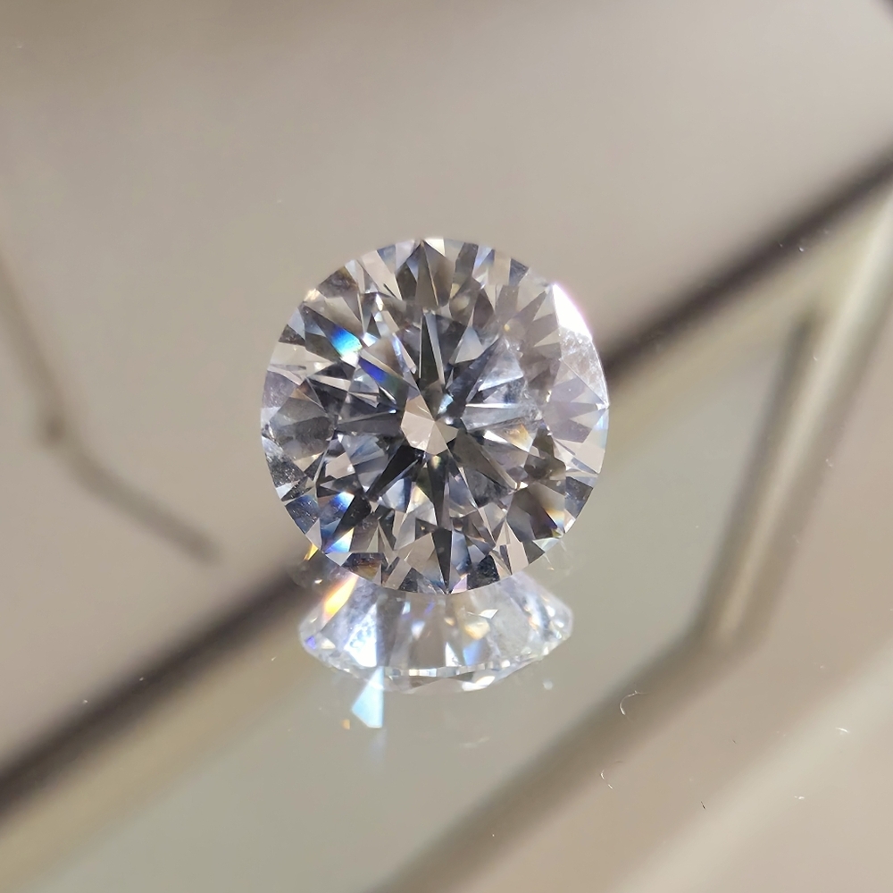 3.05ct VVS2 Loose Round Brilliant Cut Lab Diamond